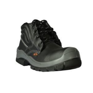 NEW MENS SAFETY WORK BOOTS- IMPACT & SLIP RESISTANT, WATERPROOF | BLACK SIZE 10
